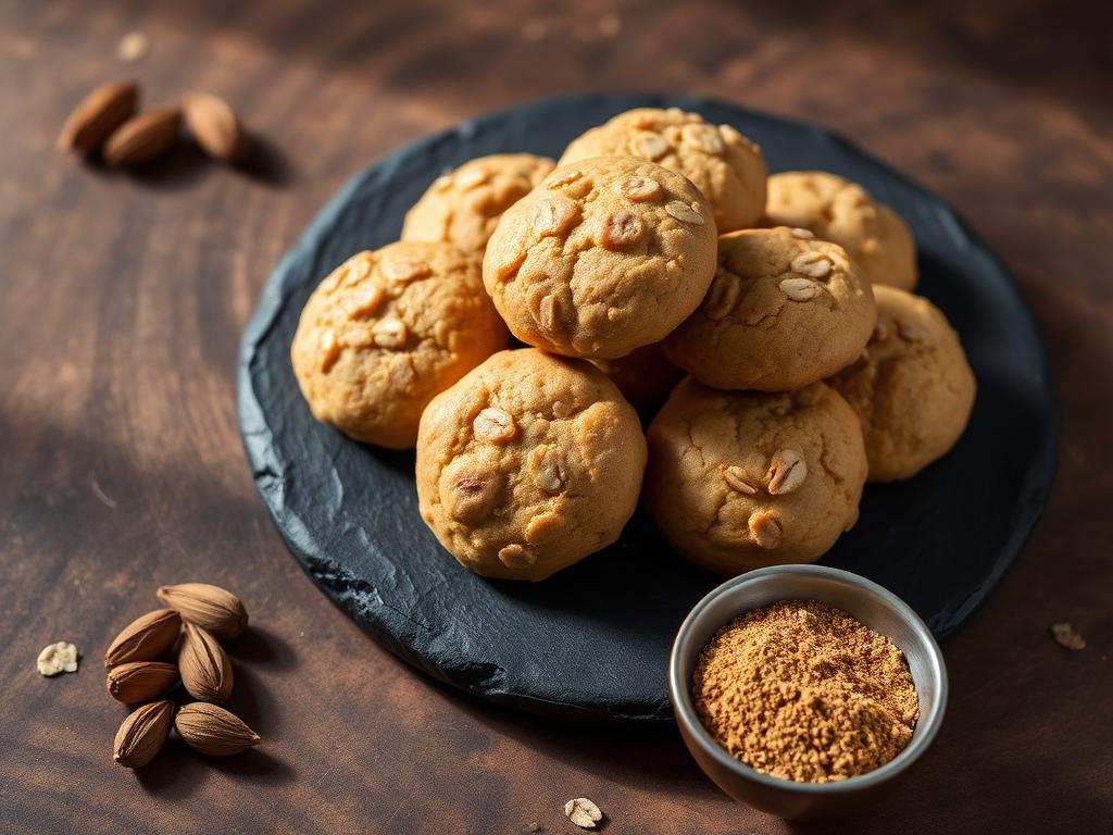 Ashwagandha & cardamom oaty soft cookies